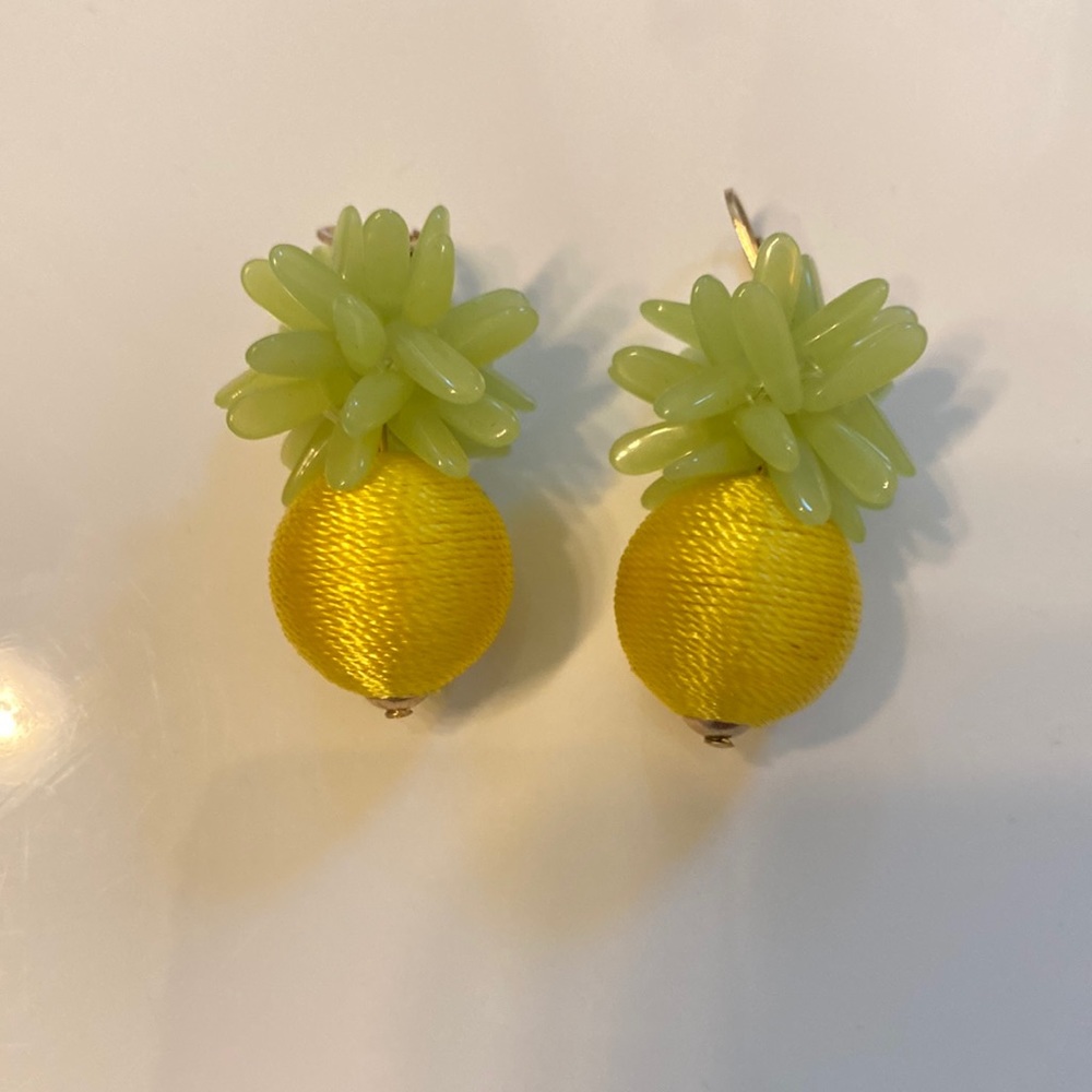 J.Crew Pineapple Earrings